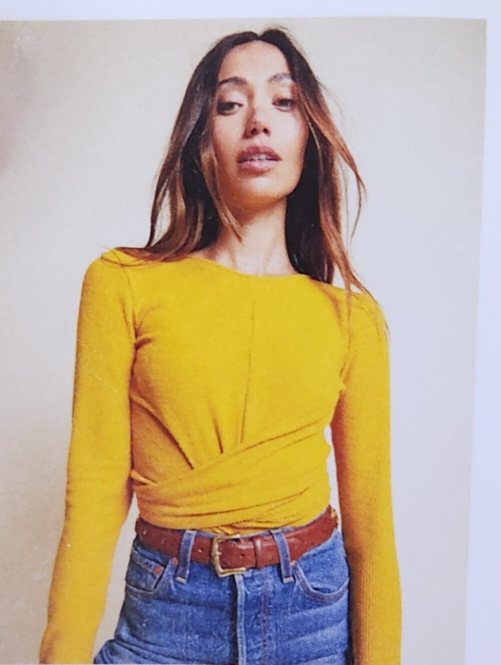 Nation Ribbed Wrap Shirt - Picture 6 of 6
